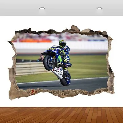 Valentino 46 Rossi Sports Bike Racing 3d Mural Wall Sticker Poster Decal P37 • £28.95