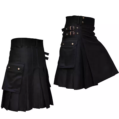 $30.39 • Buy Kilts Men's Utility Kilt For Men Modern Hybrid Cotton & Tartan Kilts Scottish