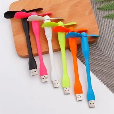 For Laptop PC Portable Flexible Mini Phone Fan USB Fan Mobile Phone Cooler • $8.93