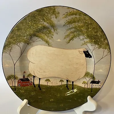 Sakura 2000 Warren Kimble “Animal Collection” 8” Sheep Plate • $12.95