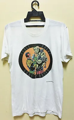 Vintage 1990 Judge Dredd Guns N Roses Rock Metal T-shirt Comic 2000ad Punk 50/50 • $699.99