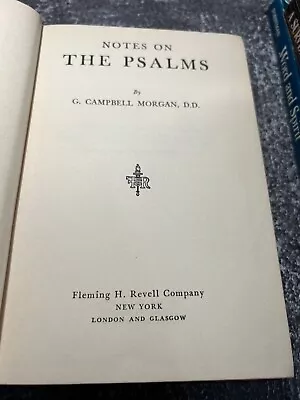 Notes On The Psalms By G. Campbell Morgan • $20