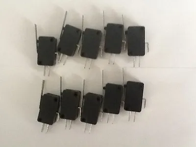 Micro Limit Switch Lever Arm SPDT Snap Action LOT Of 10 US Stock FAST Ship • $7.50