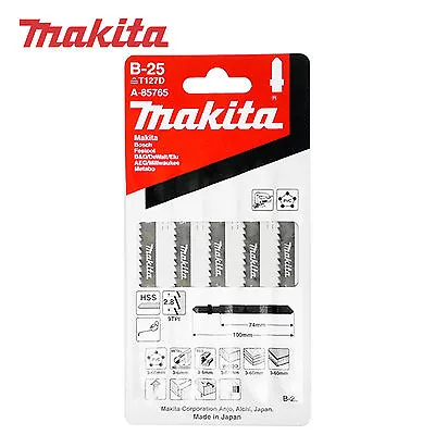 Makita A-85765 B-25 Jigsaw Blade 5pcs Set  • $23.98