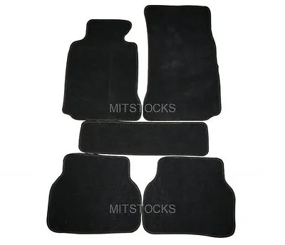 Fit For 1997 - 2003 Bmw E39 5-series Black Carpet Floor Mats 5 Pcs New • $39.77