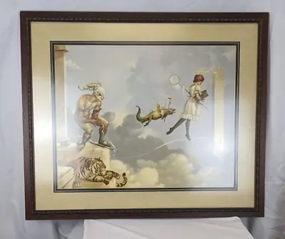 Michael Parkes Desert Dreams Jester Tiger Renaissance Surreal Fantasy Fairytale • $125.99