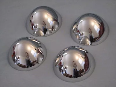 $29.95 • Buy Set Of 4 CHROME BULLETS For HUBCAPS CENTER CAPS Custom Rat Rod