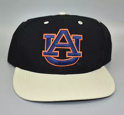Auburn Tigers Vintage 90's Nu Image Back Spell Out Snapback Cap Hat - NWT • $29.95