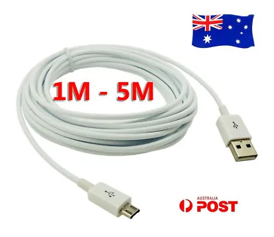 5M 3M 1M Long Micro USB Data Sync Charger Cable For Samsung Galaxy S7 S6 /Edge+ • $11.41