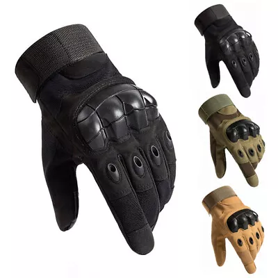 Tactical Motorcycle Gloves Army Military Outdoor Sports Motorbike Hiking Hunting • $14.99