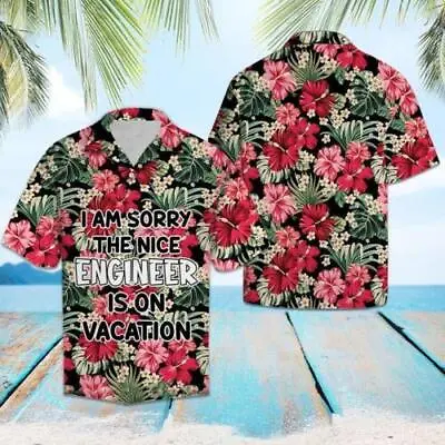 $24.99 • Buy Engineer On Vacation Hawaiian Shirt For Men Women