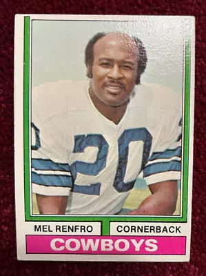 MEL RENFRO 1974 TOPPS FOOTBALL CARD #106 Dallas Cowboys HOF • $2.51