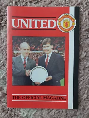 United - The Official Magazine- Manchester United 90/1 Season  • £1.99