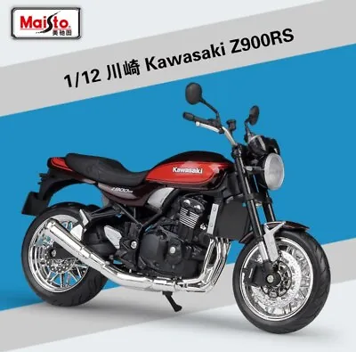 1:12 Maisto Kawasaki Z900RS Black Motorcycle Bike Model New In Box • £15.58