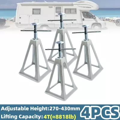 Caravan Stabiliser Jack Stands 27-43CM Adjustable Aluminum Manual Stabilizers • $63.84