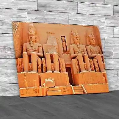 Ancient Egyptian Statue Canvas Print Large Picture Wall Art • £14.95