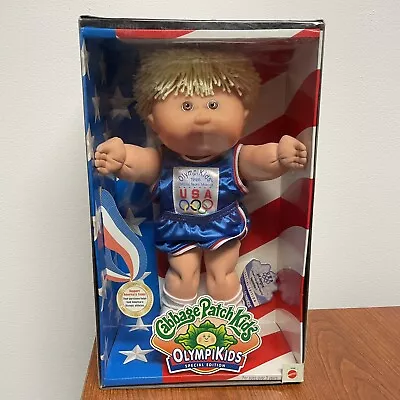 Mattel Cabbage Patch Kids Olympikids Track & Field 1996 Alf Angus Damaged Box • $49.99