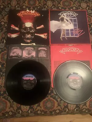 KROKUS ‎Lot Of 2 Vinyl Lp’s HEADHUNTER - The Blitz - Metal - Rock - G / VG • $20.99