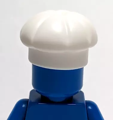 Lego - Minifigure Headgear - White Chef Toque Hat • $2.29