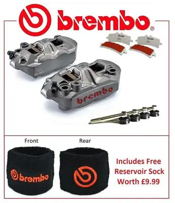 Brembo M4 Front Brake Calipers With SR Pads To Fit Yamaha YZF1000 R1 2004 -2006 • $935.68