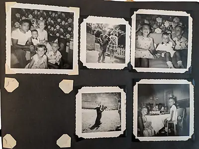 VINTAGE LATE 1940'S/50’S Family Photo Album 100 + PHOTOS • $54.99