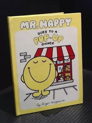 MR HAPPY PLANS A POP-UP DINNER By Roger Hargreaves - Hardcover *Mint Condition* • $35.95