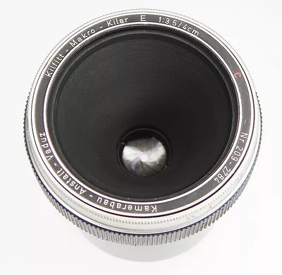 Kilfitt 4cm F3.5 E Makro-Kilar Exakta Mount  #2092784  • $440