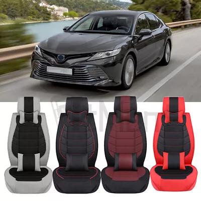 Car Seat Covers Front Rear Cushion Full Set Fit For Toyota Camry Corolla Hilux • $169.34