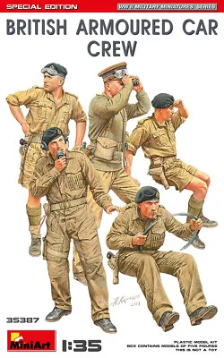 Miniart 1/35 British Arrmoured Car Crew Special Edition # 35387 • £16.38