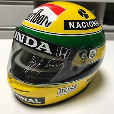 Ayrton Senna Paint Helmet BELL XFM-1 SNELL SA McLaren Honda F1 W/ BOX USED • $2754.99