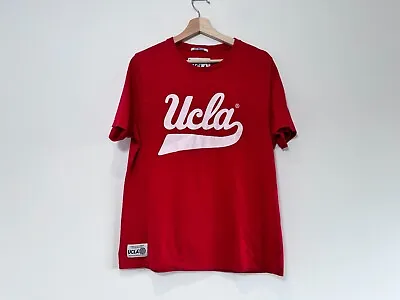 Vintage UCLA T Shirt Graphic Logo Short Sleeve Top  Size XL Red White • £8.99