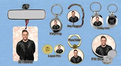 Olly Murs  Keyring Fridge Magnet Purse Bottle Opener Trolley Glasses Cloth • £5.99