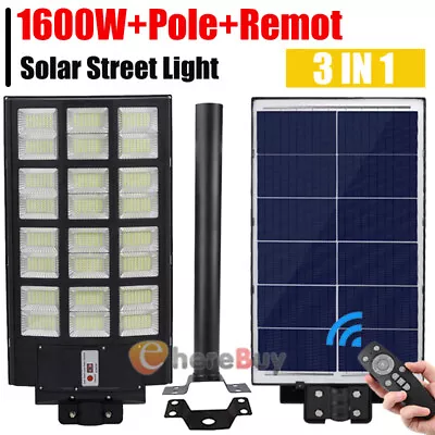 Solar Wall Lights Pathway Motion Sensor 1600W LED Bulbs Outdoor Lamps Waterproof • $144.75