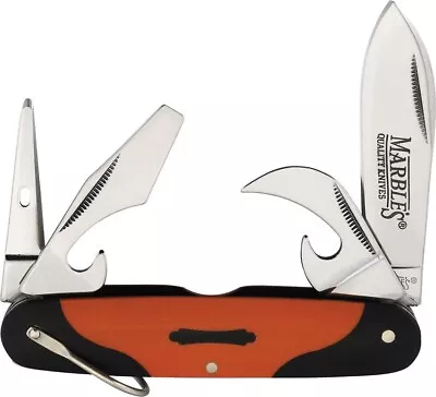 Marbles Scout Pocket Knife Classic Orange G10 Handle Free Ship • $20.66