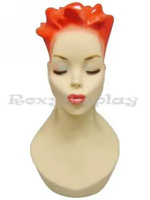 $89 • Buy 2PCS Female Mannequin Head Bust Vintage Wig Hat Jewelry Display #Y4 X2