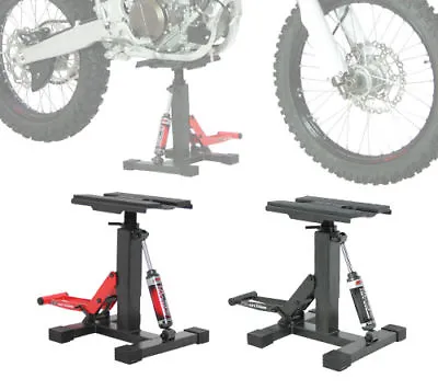 DRC Twin Arm Lift Stand MX Motocross Dirt Bike Adjustable Height With Shock • $108.99