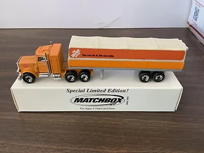 Matchbox Convoy Peterbilt Covered Truck “Home Depot” See Description • $23.45