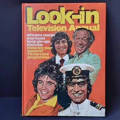 Look-In Television Annual 1974 Hardback Book Snapshots Youth Culture Unclipped • £10