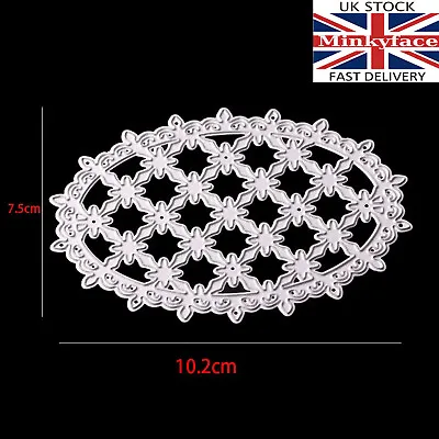 Lattice Oval Die Stunning Lace Metal Cutting Die Cutter UK Seller Quick Posting • £5.89