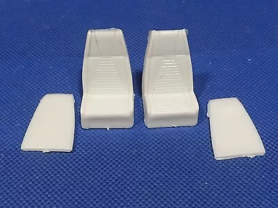 🌟 Bucket Seats 1973 Ford Mustang Mach 1 1:25 Scale 1000s Model Car Parts 4 Sale • $6.99