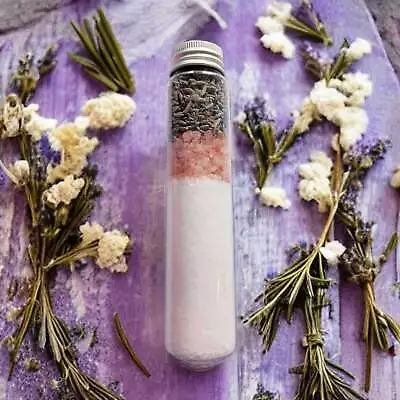 English Hidcote Lavender Botanical Bath Salt Tube • £6