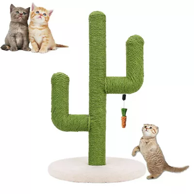 £26.98 • Buy Detachable 50cm Tall Sisal Rope Cat Scratching Post Scratcher Pole Kitten Furnit