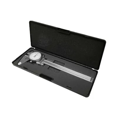 150mm Precision Metric Dial Caliper 0.02mm Stainless Steel Graduation Shockproof • $29.77