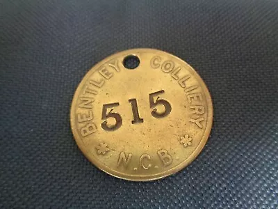 Bentley Colliery Mining Miners Colliery Pit Check Lamp Check Token • £15