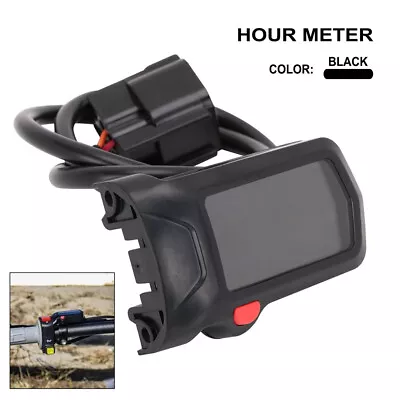 Black Motorcycle Hour Meter Handlebar Speedometer Assembly For Sur-Ron Dirt Bike • $103.95