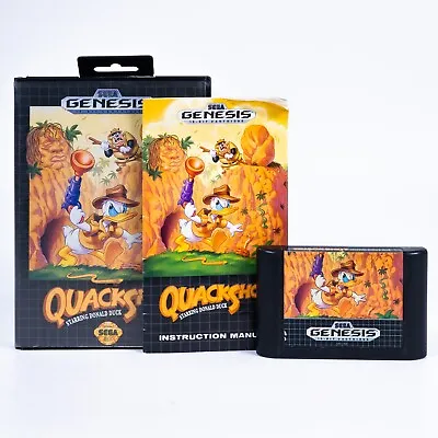 Sega Genesis - QuackShot Starring Donald Duck - Complete • $49.99