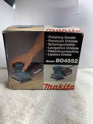 MAKITA FINISHING ORBITAL SANDER - MODEL BO4552 115V 1.6 A OPM 14000 50-60Hz • $21