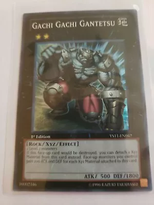 YuGiOh Gachi Gachi Gantetsu - YS11-EN042 - Super Rare - 1st Edition  • $1.50