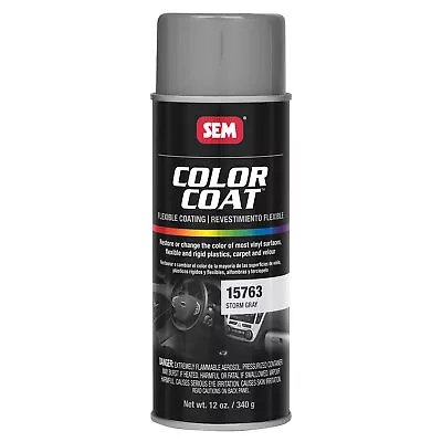 SEM Paint Carpet Plastic Vinyl Flat Storm Gray Aerosol 12 Oz. Ea 15763 • $14.99