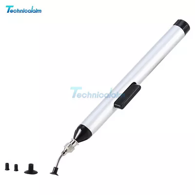 Vacuum Sucking Pen FFQ 939 L7 IC SMD SMT Easy Pick Picker Tool 3 Suction Headers • $1.69